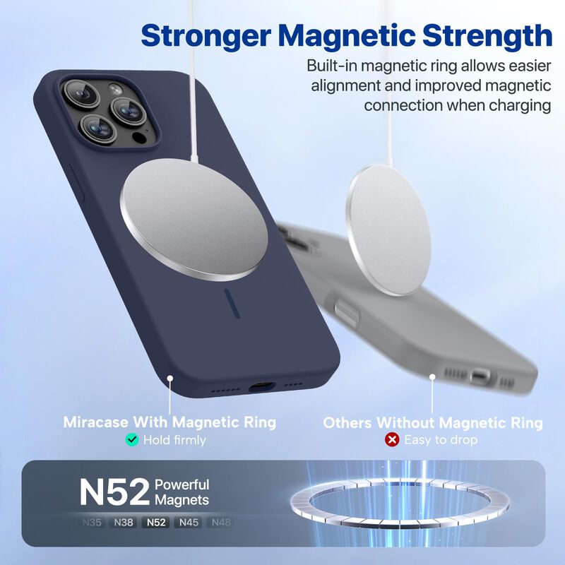 Funda Miracase De Silicona Y Magn&eacute;tica Para Iph... image number null