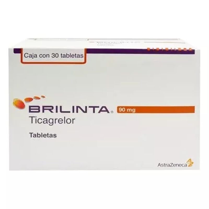 Brilinta 30 Tabletas 90mg image number null