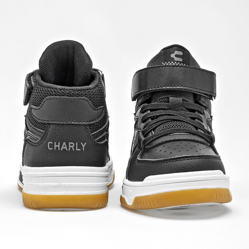 Charly Tenis urbano para ni&ntilde;o negro, agujeta el... image number null