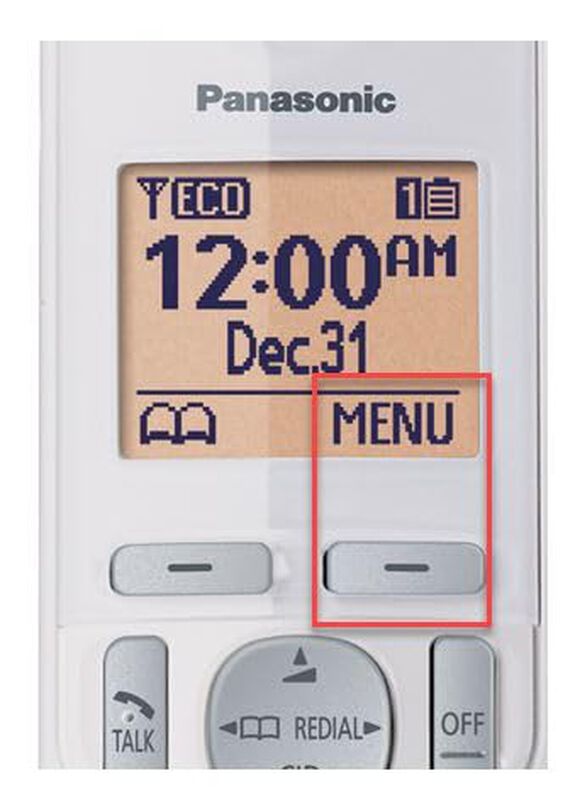 Tel&eacute;fono Inal&aacute;mbrico Panasonic Kx-tg7122sk Con ... image number null