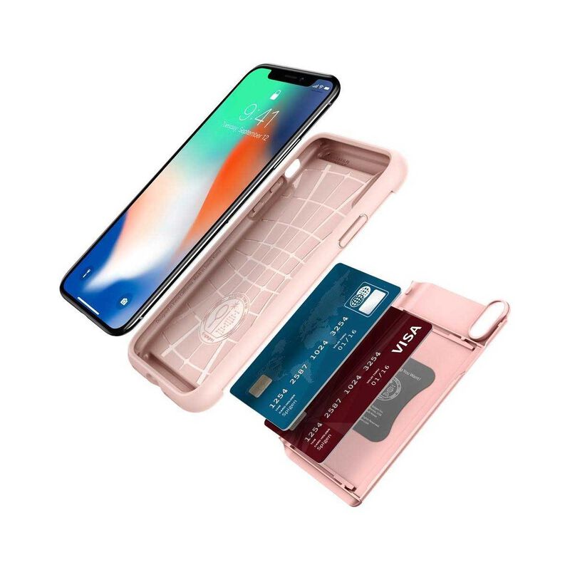 Funda Spigen Para Iphone X Y Xs Crystal Wallet ... image number null