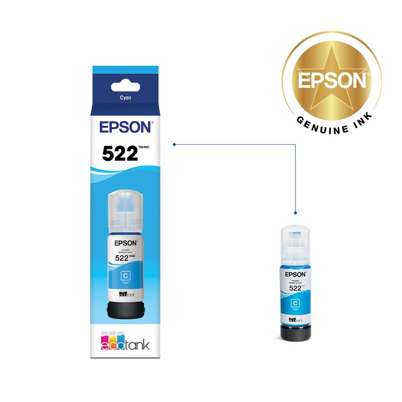 Botella De Tinta Epson 522 Ecotank De Ultra Alt... image number null