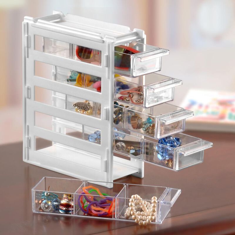 MINI ORGANIZADOR ITALHOME 8105BL 5 CAJONES 3 DI... image number null