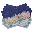 Mantel Individual Maison D'hermine 33 &times; 48 cm Algod&oacute;n - Pack De 4