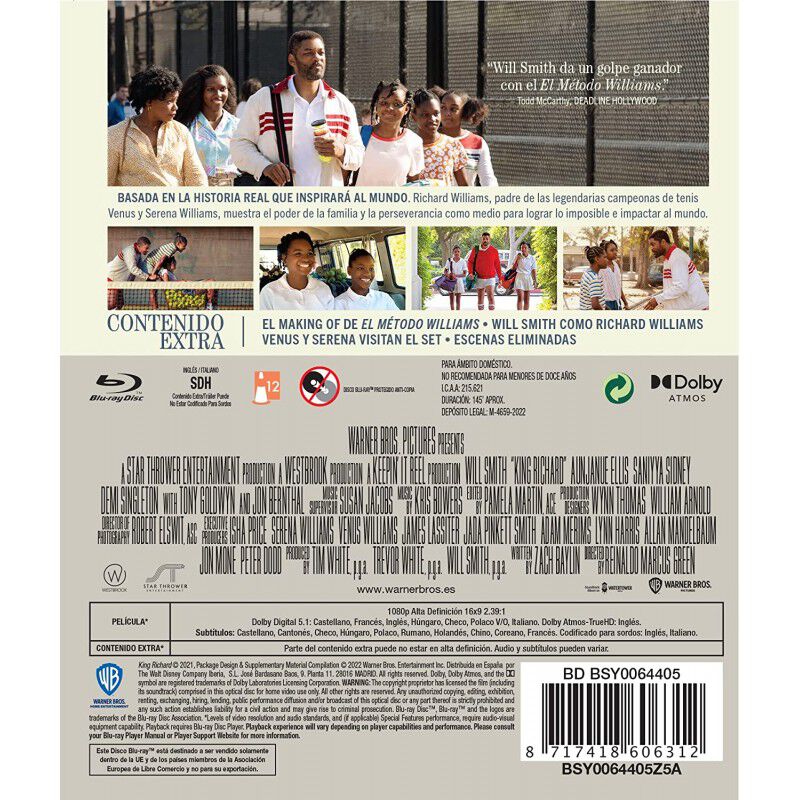 El M&eacute;todo Williams [blu-ray.] image number null