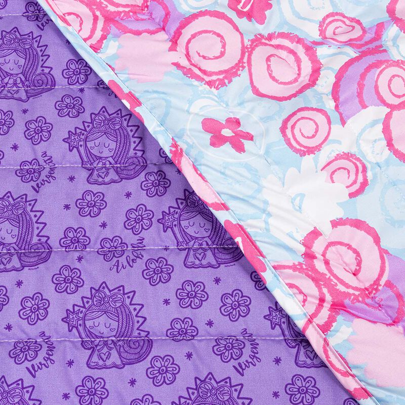 Colcha Individual Virgencita Blue Distroller image number null