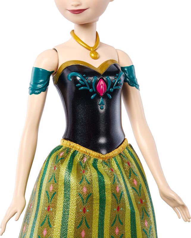 Mu&ntilde;eca Cantante Anna De Frozen De Mattel Con At... image number null
