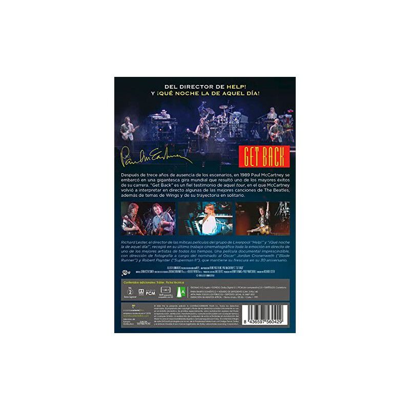 Get Back [dvd] image number null