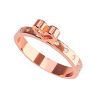 Anillo de Compromiso en Oro Rosa 10K con Circonia -  Talla:8/ FJ761-10R-CZ-8