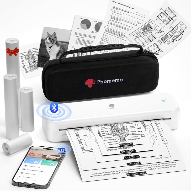 Impresora Port&aacute;til Phomemo M834 Bluetooth Therm... image number null