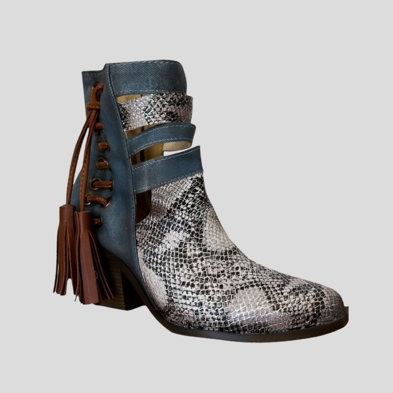 BOTINES DE MUJER CUTOUT MALABIS BOT-1023 COLOR ... image number null