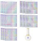 Pegatinas num&eacute;ricas Yqqyg 1-500, 15 hojas, di&aacute;metro 1 cm