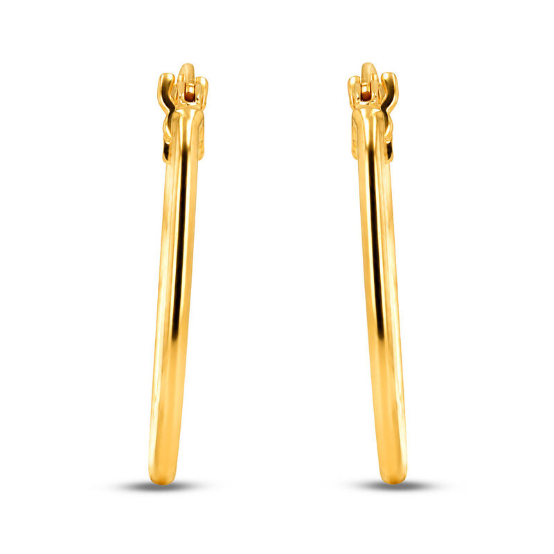Arracadas Rectangulares Oro 10k 8x15mm | Joyer&iacute;... image number null