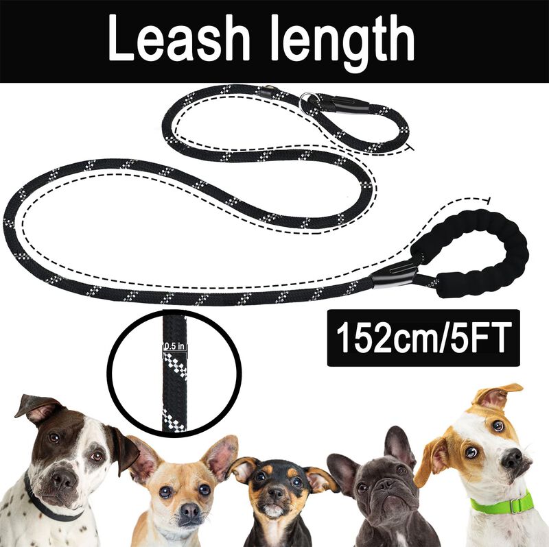 Correa Para Perro Booeudi 1,5 m De Nailon Refle... image number null
