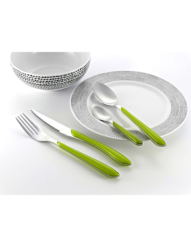 Juego De Cubiertos 24 Pzas Varadero - Verde image number null