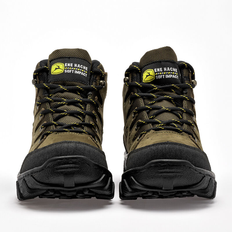 Ene hache bota para hombre caf&eacute; negro cod 14121... image number null