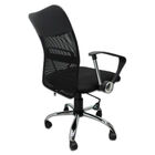 Silla Ejecutiva Nextep Ajustable, Reclinable Y Con Base Giratoria. Color Negro