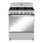 Estufa Mabe Em7647bfis0 76cm 6 Quemadores Plata Mercury Ort