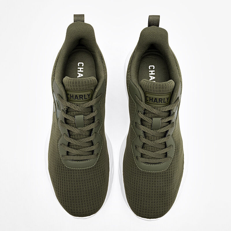 Charly tenis deportivo para hombre olivo cod 13... image number null