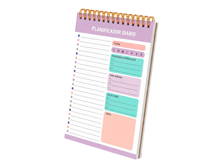 Planificador Diario 13 x 20 cm con Block de Not... image number null