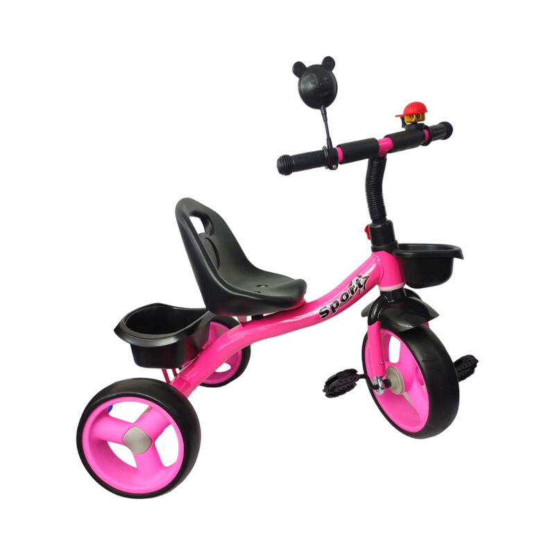 Triciclo Infantil Con Canastas Delantera Y Tras... image number null