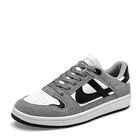 Panam tenis para mujer gris blanco negro cod 141366-E
