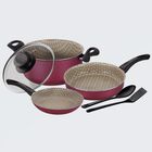 Bater&iacute;a Cocina Tramontina Paris 20599/790 6 Piezas Roja