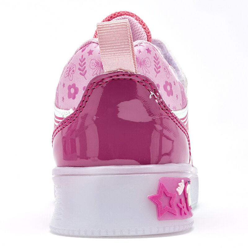 Space Boys tenis con luces para ni&ntilde;a fucsia bla... image number null