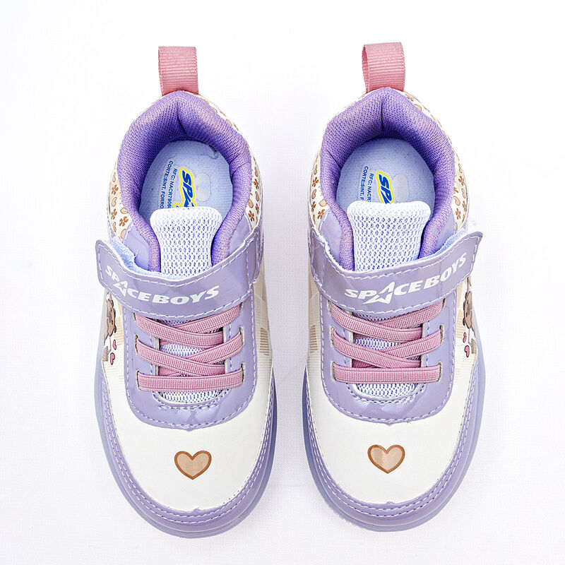 Space Boys Tenis Con Luces Para Beb&eacute; Blanco Lil... image number null