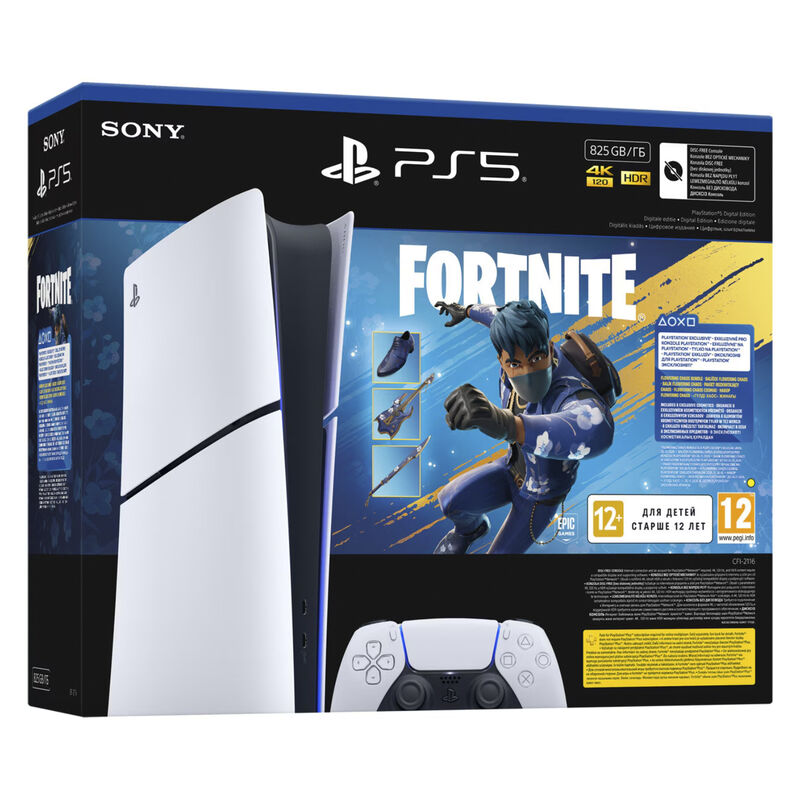 Consola Playstation 5 Slim Digital Fornite 825G... image number null
