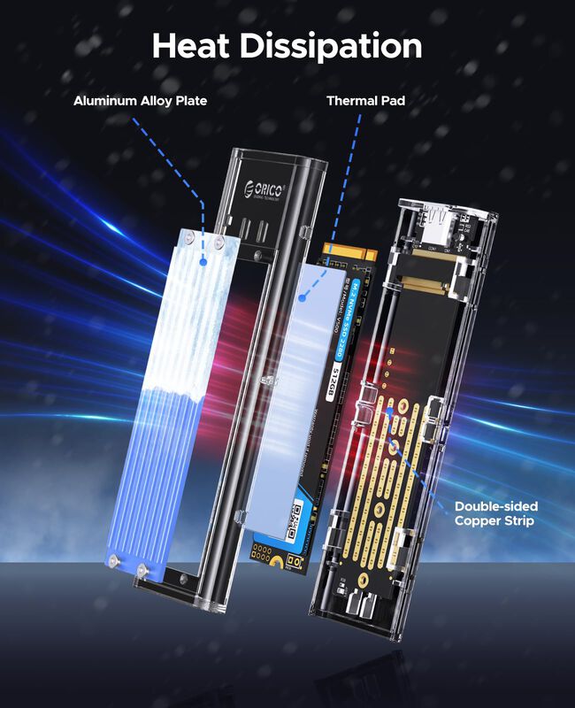 Carcasa Ssd Orico M.2 Nvme Usb 3.2 Gen 2 (10 Gb... image number null