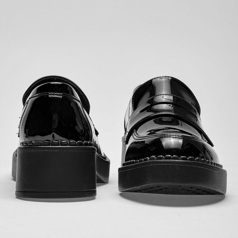 Green Love Zapatos para mujer negro charol image number null