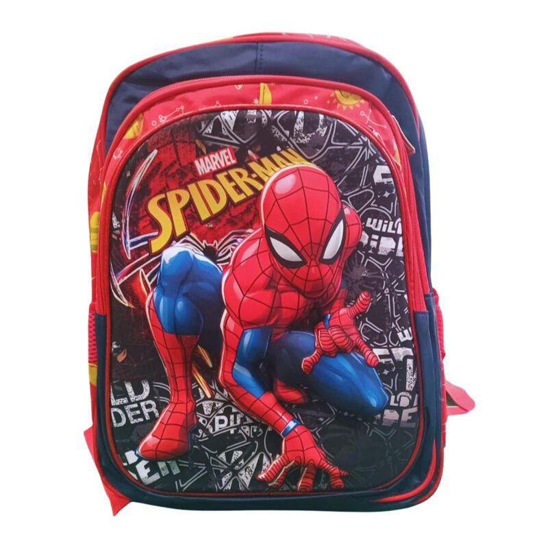 Mochila Escolar Spider-man Marvel C&oacute;mics Roja A... image number null