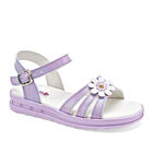 Chaparrin Sandalia para niña lila charol