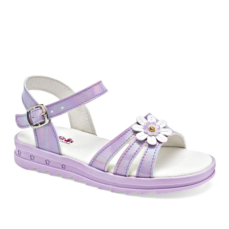 Chaparrin Sandalia para niña lila charol image number null