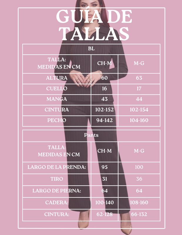 Conjunto de Su&eacute;ter y Pantal&oacute;n Acanalado CONJ-01... image number null