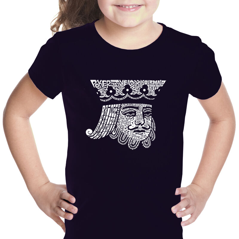 Camiseta Word Art Para Ni&ntilde;a - Rey de Espadas - ... image number null