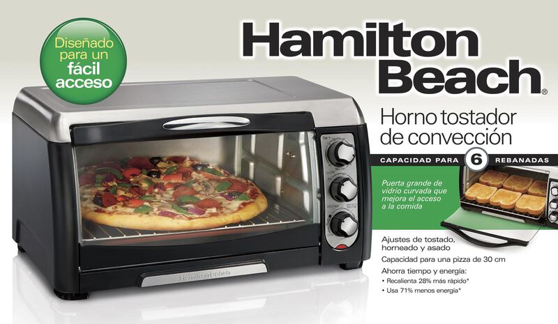 Horno Electrico Tostador Hamilton Beach 31330d image number null