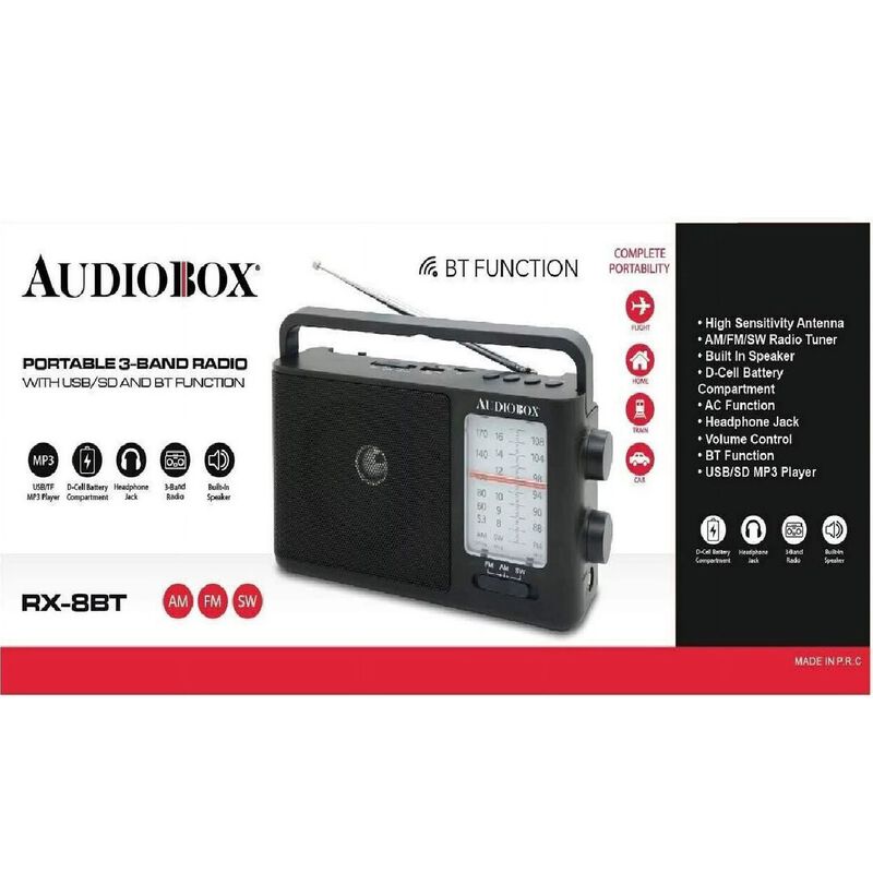 Radio Retro Inalambrico Bluetooth Am Usb Auricu... image number null