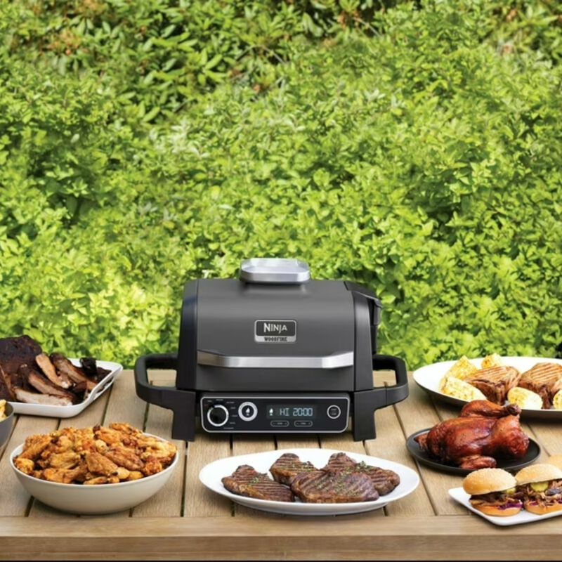 Parrilla Ninja Og701 Exterior Woodfire 7 En 1 1... image number null
