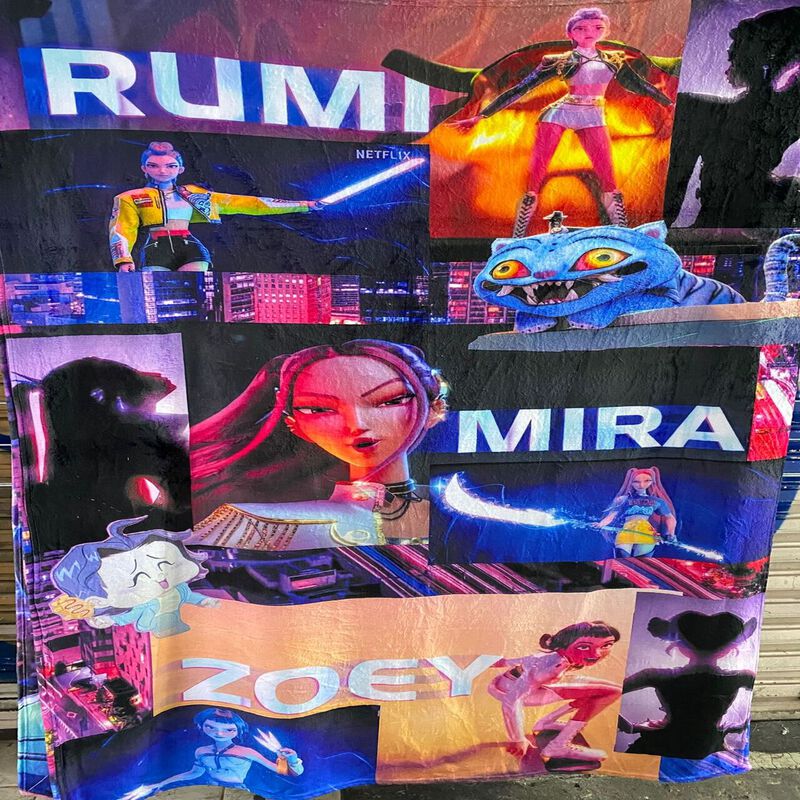 Exclusiva! Cobija Frazada Ultra Suave K-Pop Dem... image number null