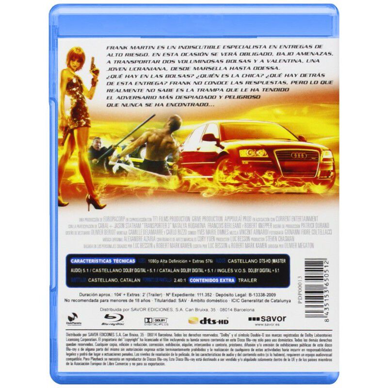 Transporter 3 [blu-ray] image number null