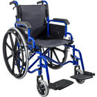 Silla Ruedas Plegable Ligera Aluminio Todo Terreno 2 Frenos