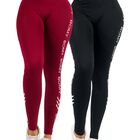 Set 2 Leggings Mujer Mayones LIC-0189-PX2 Variedad De Colores Mallones Stretch C&oacute;modos
