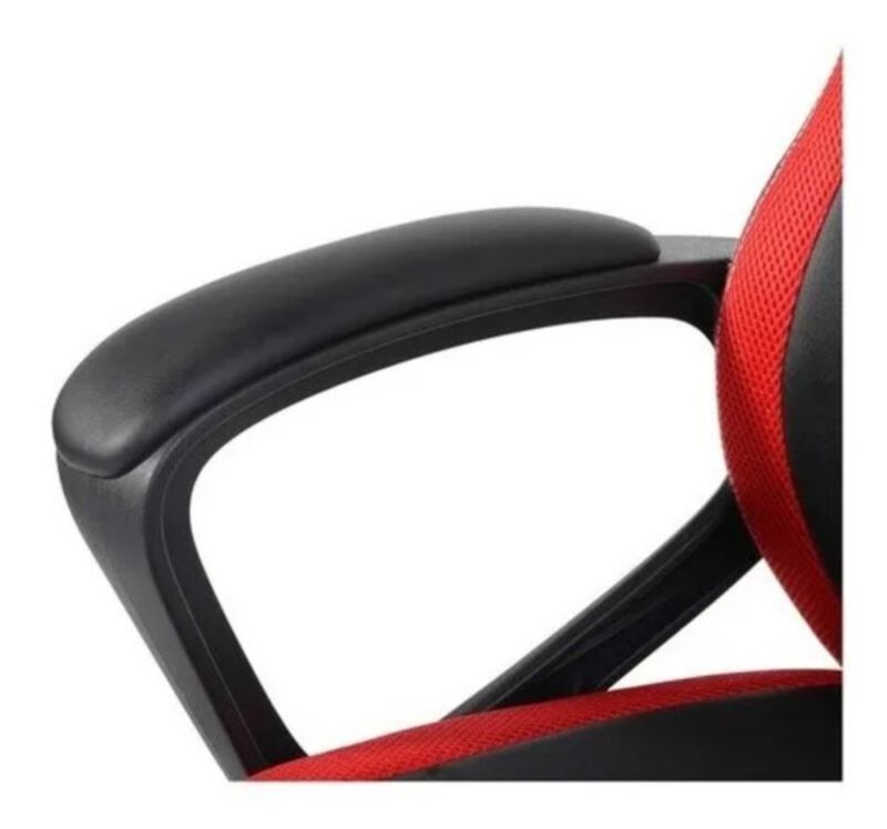 Silla De Oficina Jaxson H0809 Tipo Gamer Roja/N... image number null