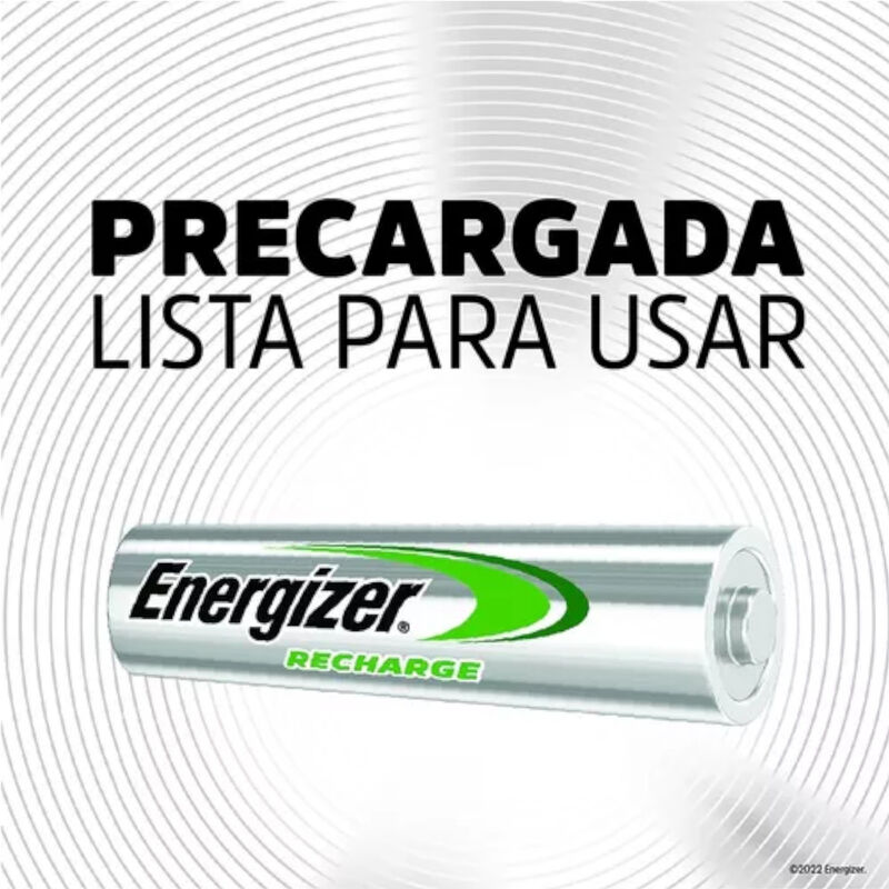 Cargador Pilas Baterias Energizer Recargables +... image number null