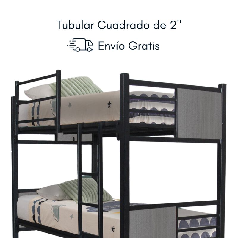 Litera Individual Corso Color Negro Ceniza Base... image number null