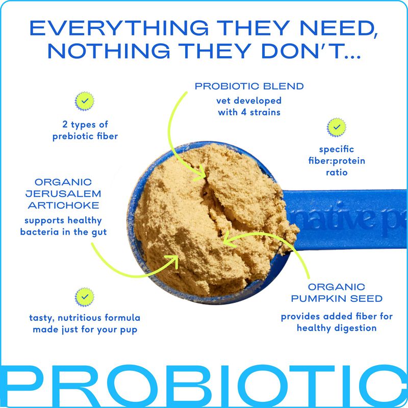 Polvo Probi&oacute;tico Native Pet For Dogs Digestive ... image number null