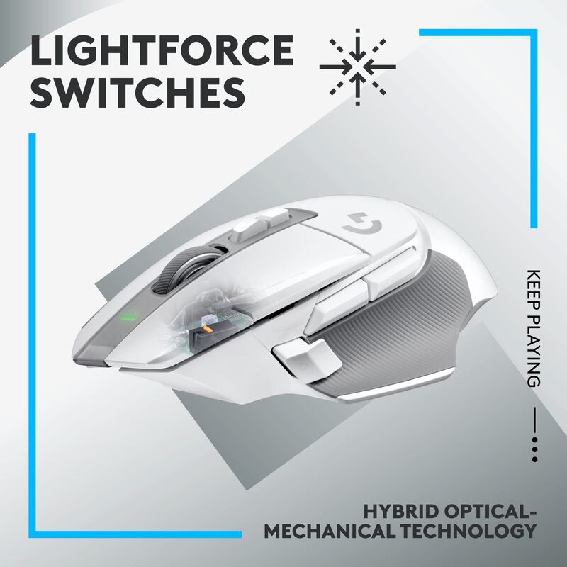 Rat&oacute;n Inal&aacute;mbrico para Juegos Logitech G502 X L... image number null