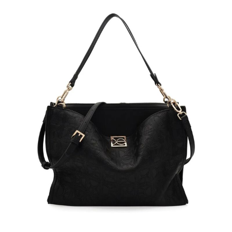 Bolsa Cloe Satchel Grande Color Negro 1blcp2648... image number null